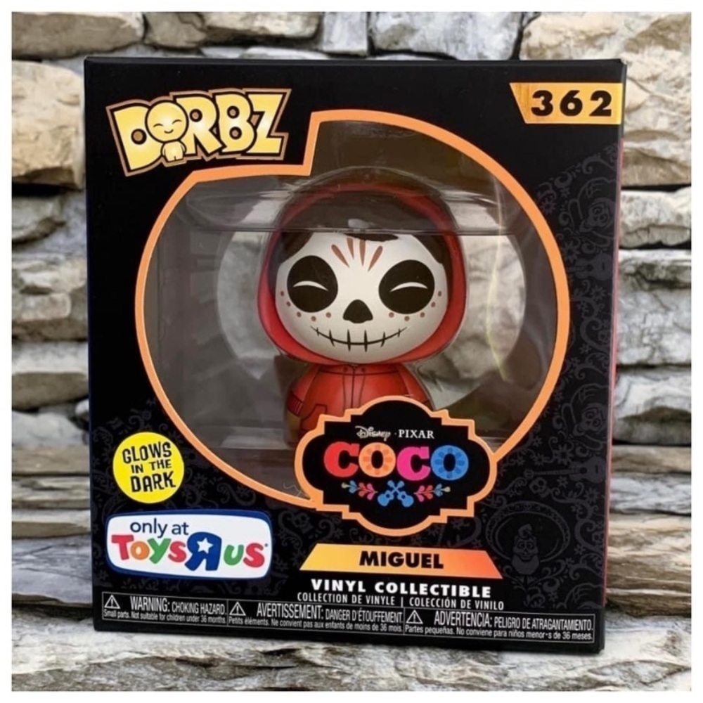 2017 RARE Lot 3 Disney Coco Funko Dorbz GITD Glow Miguel Hector Limited Edition - Picture 3 of 15